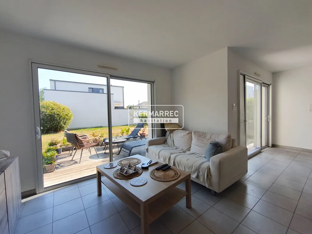 Séjour - Maison contemporaine avec jardin à Vannes Ouest