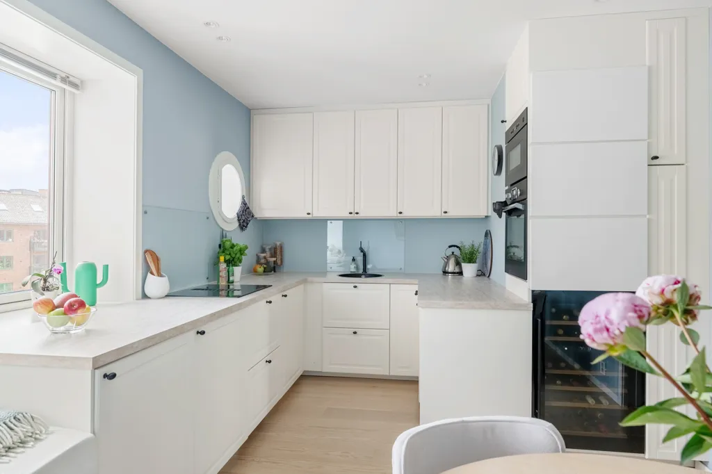 Cuisine - Loft Apartment with Balcony in Rodeløkka