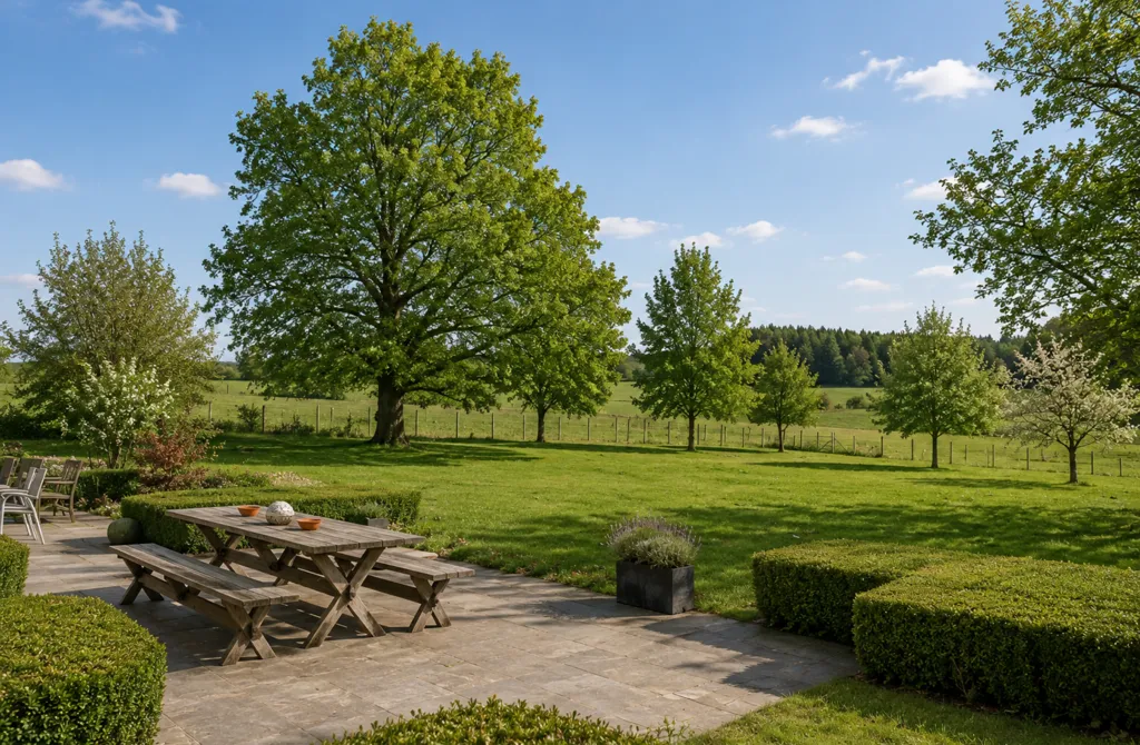 Garden - Luxury House with Pool in Sainte-Ode Tillet
