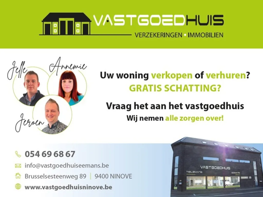 2-bedroom apartment in Meerbeke