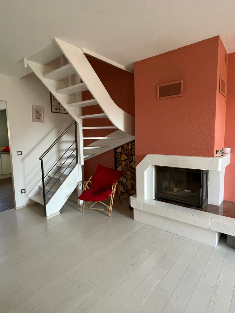 Séjour - Maison Accolée avec Terrasse à Dingsheim