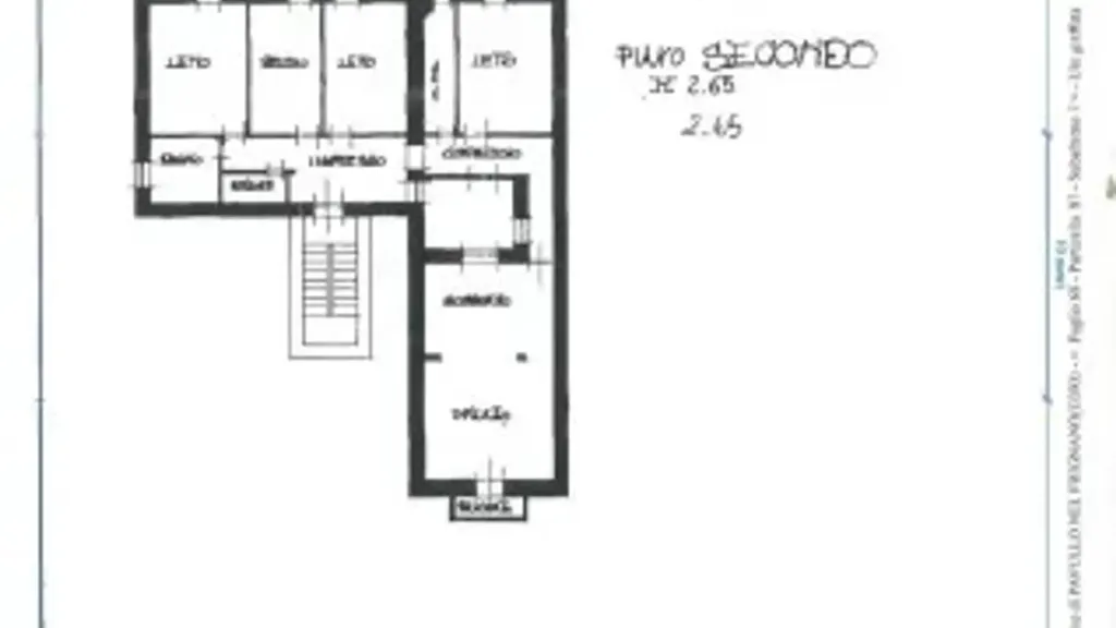 Floor Plan - Apartment with Centre View in Pavullo Nel Frignano