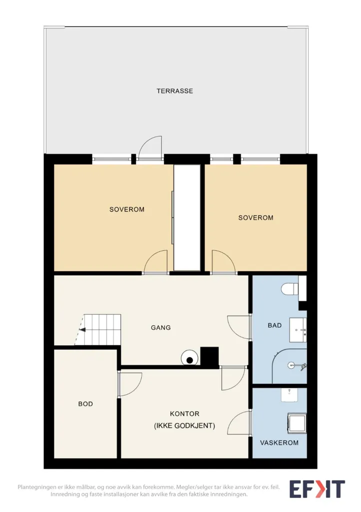Plan - Terraced House with Terrace in Ekromskogen