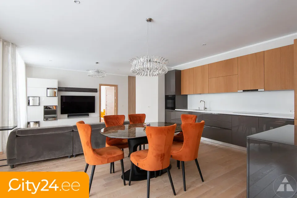 Söögituba - Duplex Penthouse with Terrace in Jugla