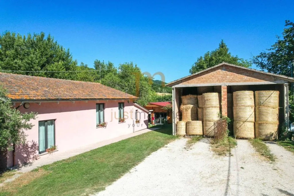 Esterno - Villa con piscina e terreni a Cagli