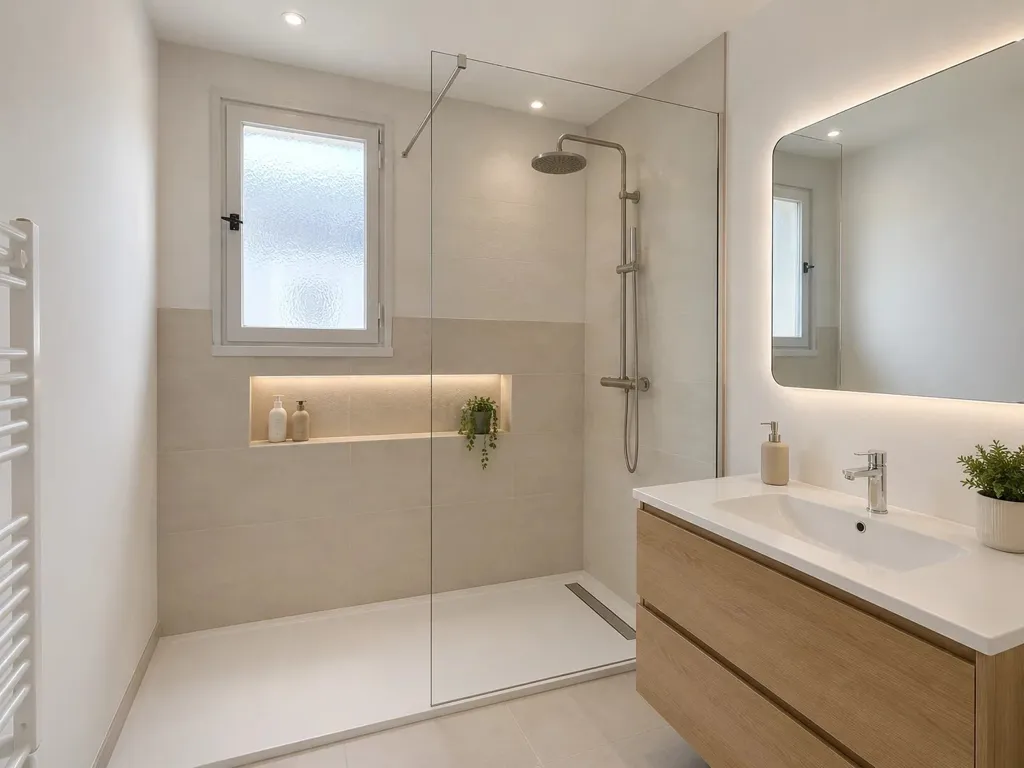 Salles de bain - Appartement Lumineux avec Garage dans Résidence Sécurisée