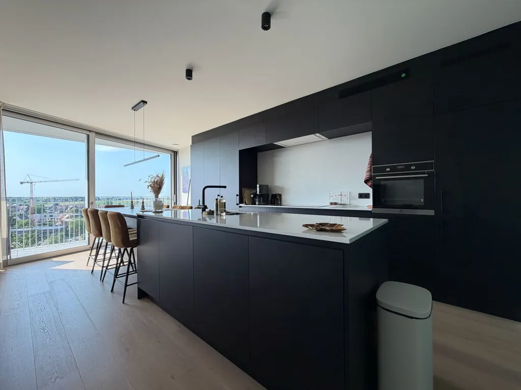 Köök - Penthouse with South-West Terrace in Merchtem