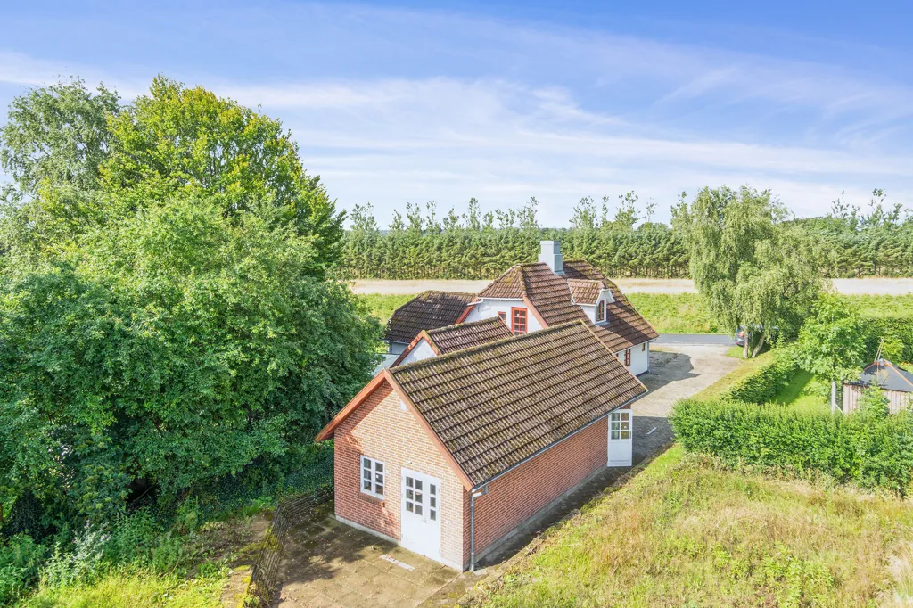 Vista aerea - Villa with Fireplace in Uldal, Vojens