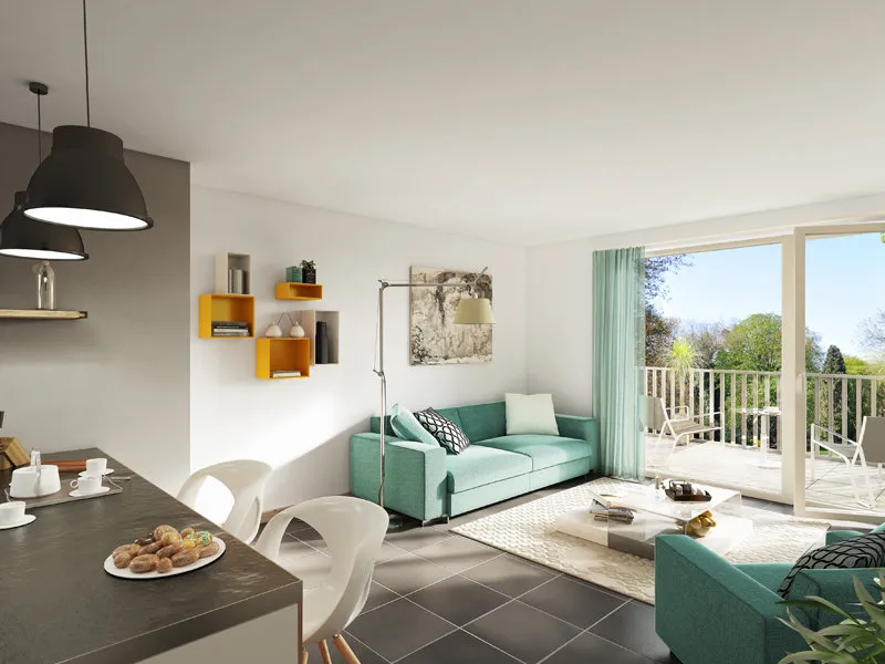Elutuba - New 2-Bed Flat with Terrace in Saint-Grégoire