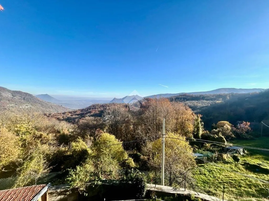 Garden - Semi-detached House with Panoramic View in Condove