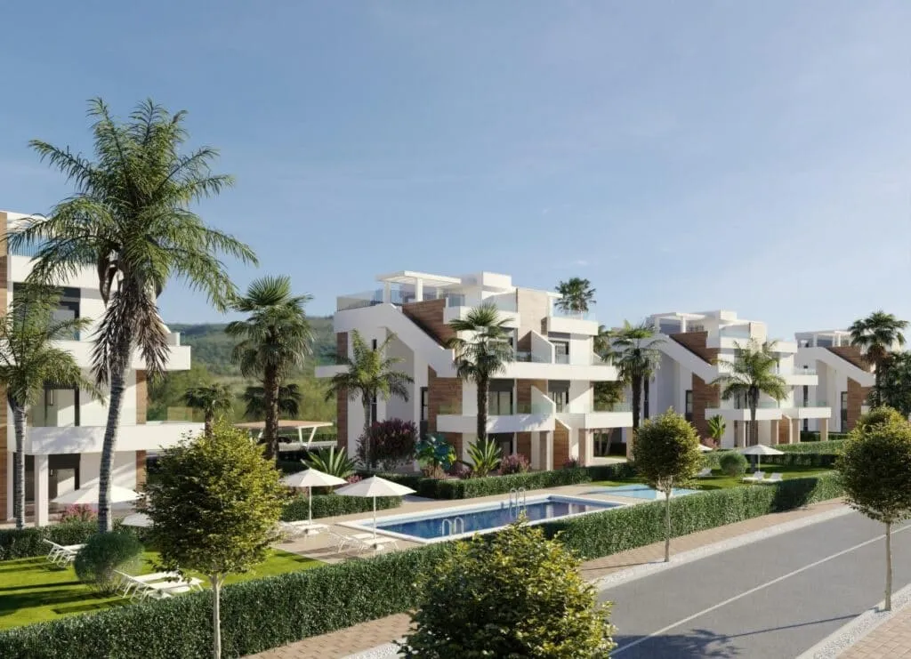 Välivaade - New-Build Apartment with Pool in Hacienda del Alamo