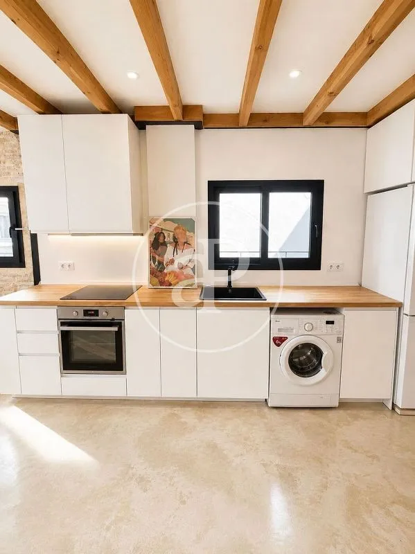 Kitchen - Duplex with Sea View in El Cabanyal-El Canyamelar
