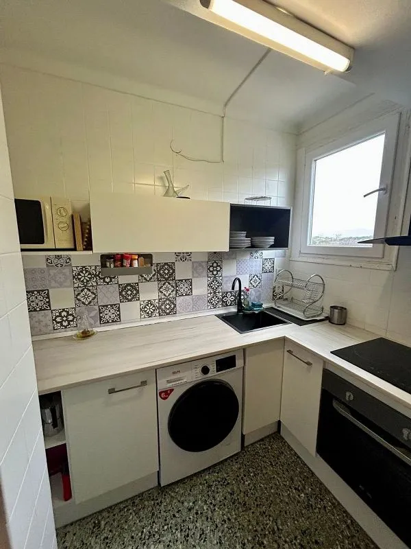 Cuisine - Apartment with Private Terrace in Roses