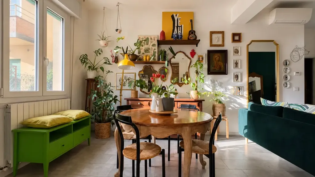 Dining Room - Rearranged Apartment with Terrazzo in Bologna