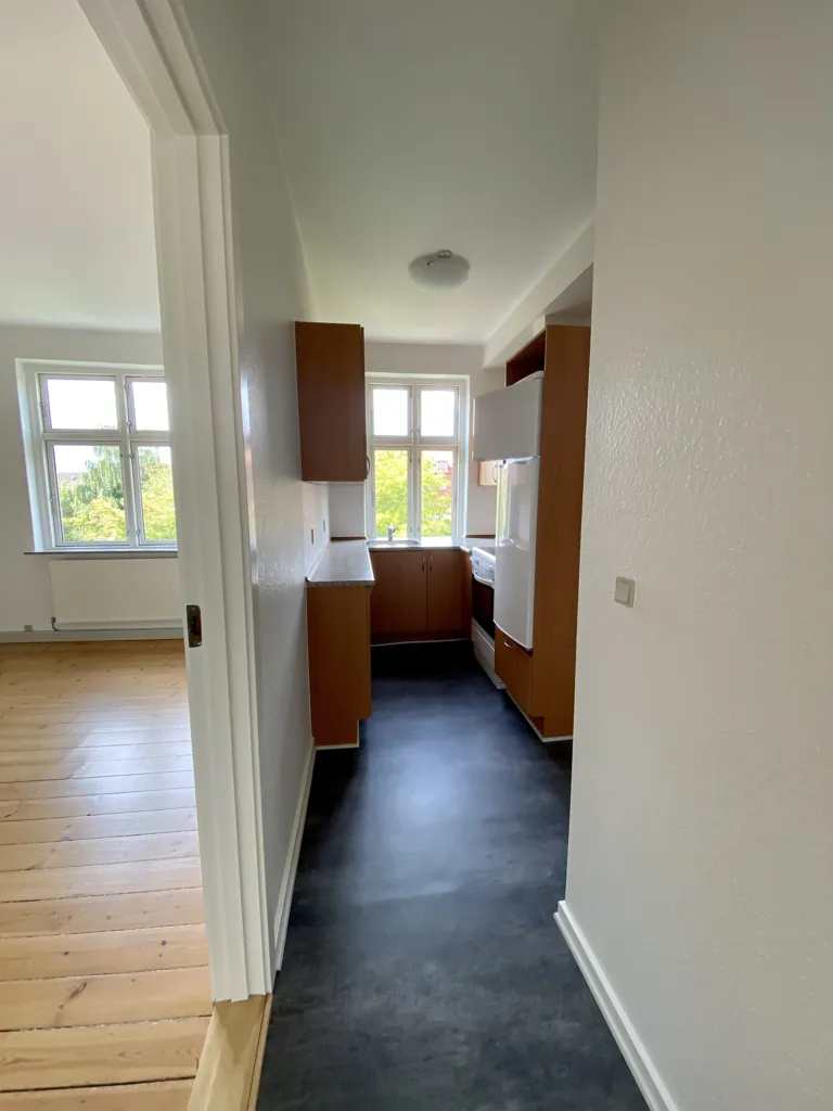 Köök - Two-Bedroom Flat with Exposed Beams in Odense