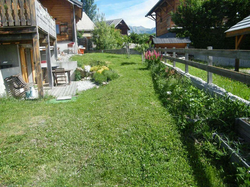 Jardin - Chalet avec Vue Montagne à Ancelle