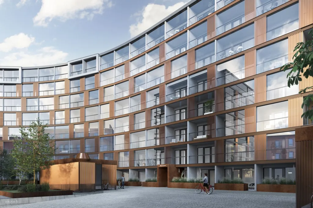 Välivaade - Modern Studio with Balcony in Turku