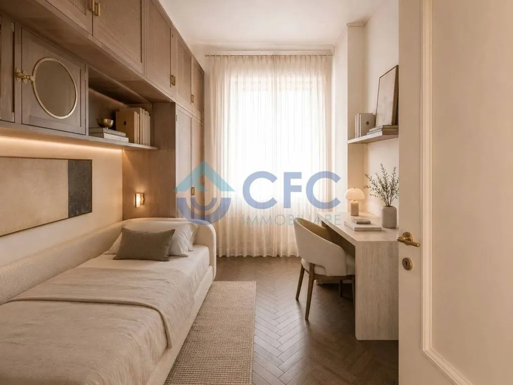 Bedrooms - Luxury Apartment in Historic Milan Centre