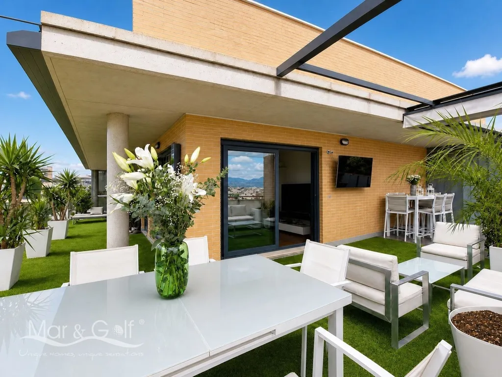 Terrass - Penthouse with Sea View in Alicante