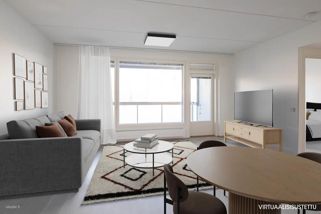 Elutuba - Spacious Flat with Balcony in Simonkylä