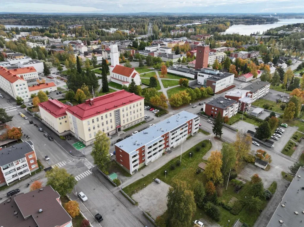 Õhuvaade - Furnished Flat with Balcony in Iisalmi