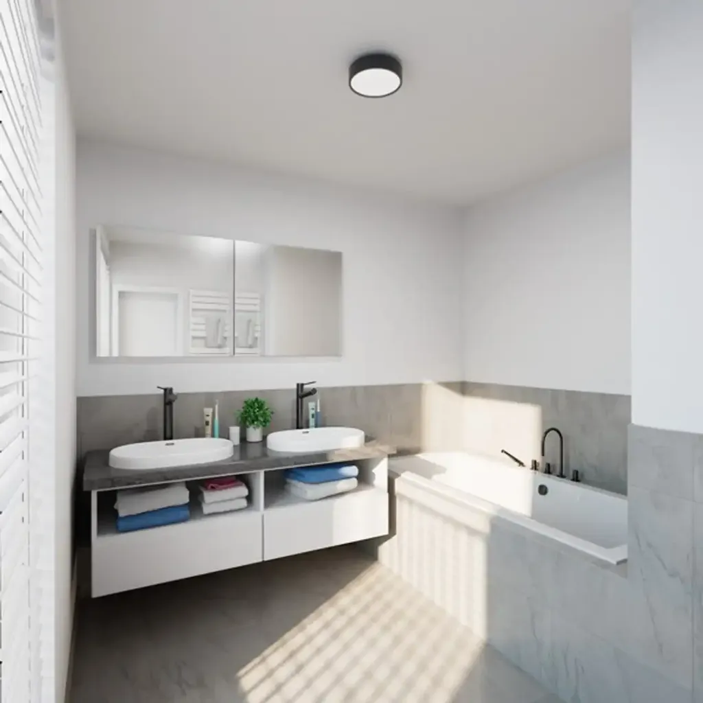 Bagni - Apartment with Terrace in 7-Storey Building