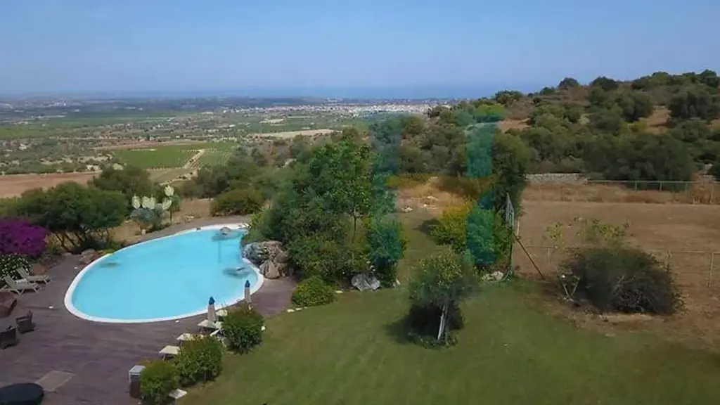 Vue aérienne - Villa with Panoramic Views near Noto