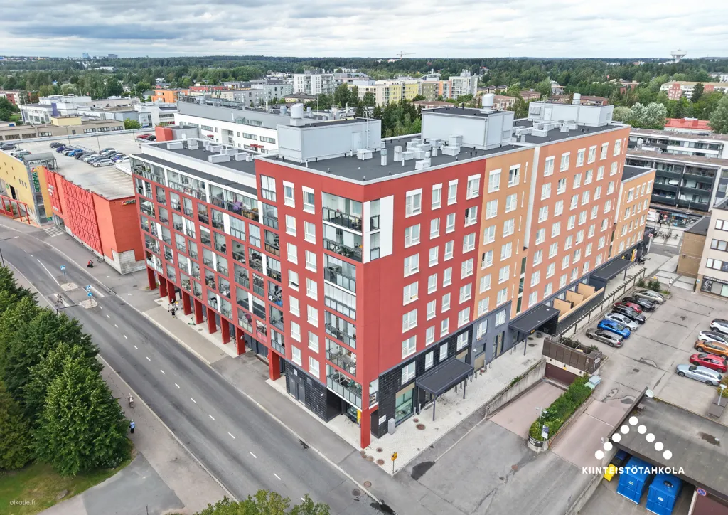 Vue aérienne - Modern Studio with Central Location in Tikkurila