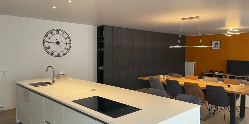 Cuisine - Appartement Énergétique avec Terrasse à Borgloon