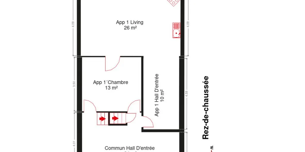 Plaan - Mixed-Use Property with Garden in Herstal