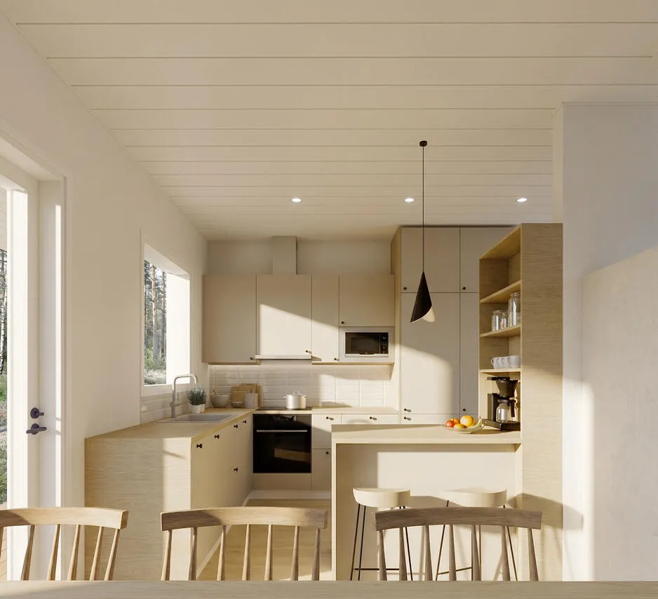 Cuisine - Modern House with Heat Pump in Quiet Area