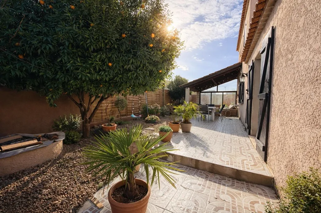 Jardin - Maison détachée avec jardin à Sauvian