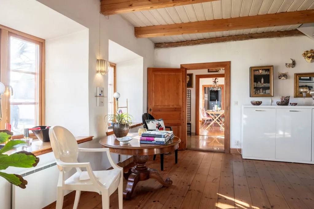 Söögituba - Scandi Farmhouse with Pool and Views in Ystad