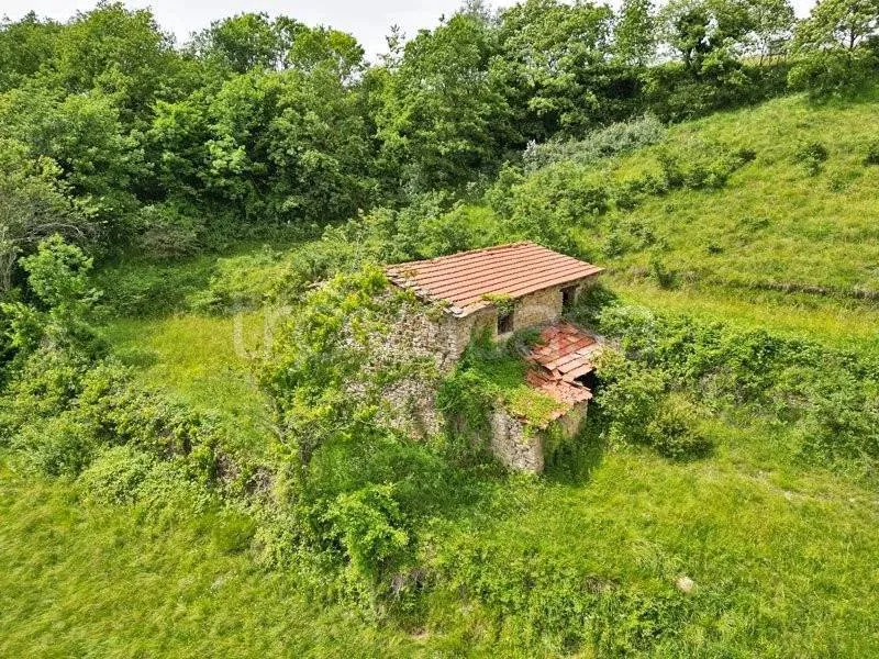 Vue aérienne - Rustic Stone Cottage with Hillside View in Niella Belbo