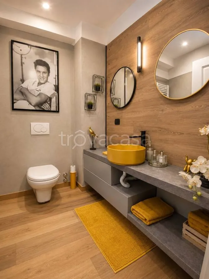 Salles de bain - Two-Level Apartment with Private Garden in Bruino