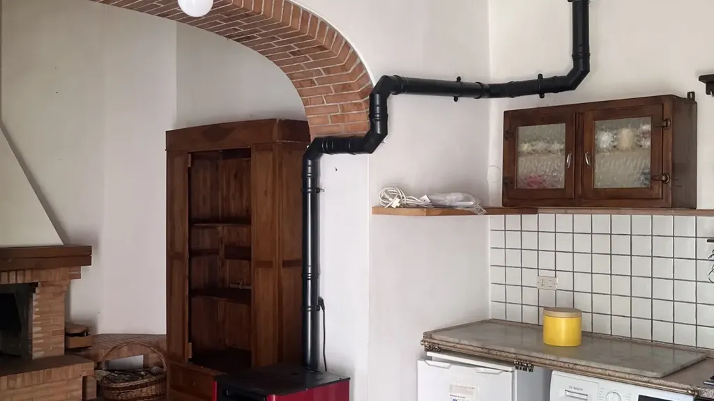 Cuisine - Tuscan Apartment with Panoramic View in Pomarance