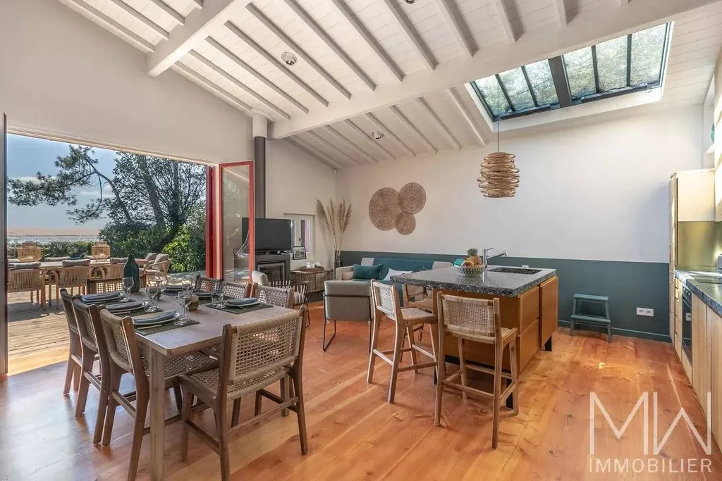 Dining Room - Restored Villa with Beach Access in Cap Ferret