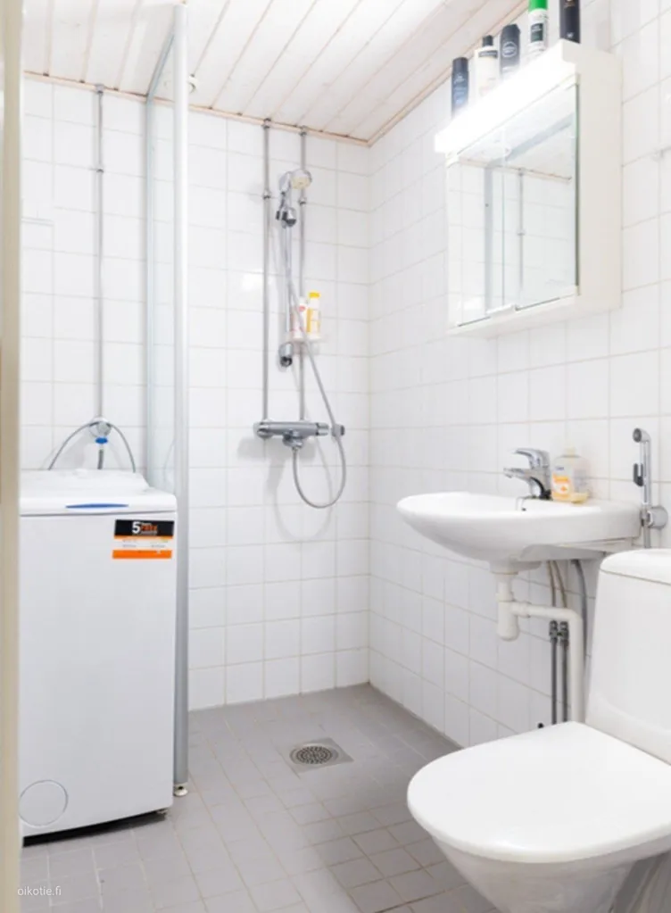 Bagni - One-Bedroom Flat with Garden in Tuira, Oulu
