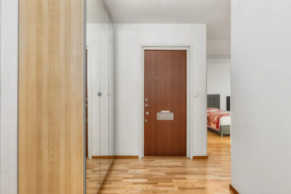 Entrée - Spacious Apartment with French Balcony in Blombacka