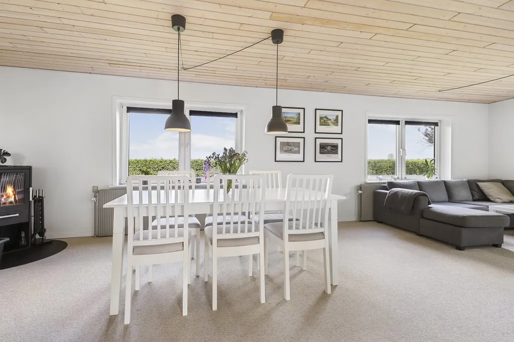 Living Room - 1952 Villa with Garden in Aars