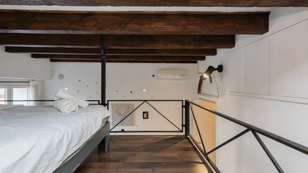 Camere da letto - Rustic-Style Flat with Terrace in Milan