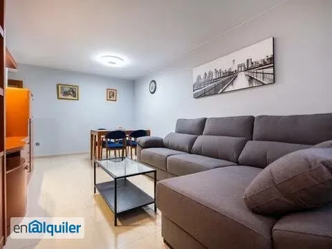 Séjour - Modern Flat with Parking in Cornellà Centre
