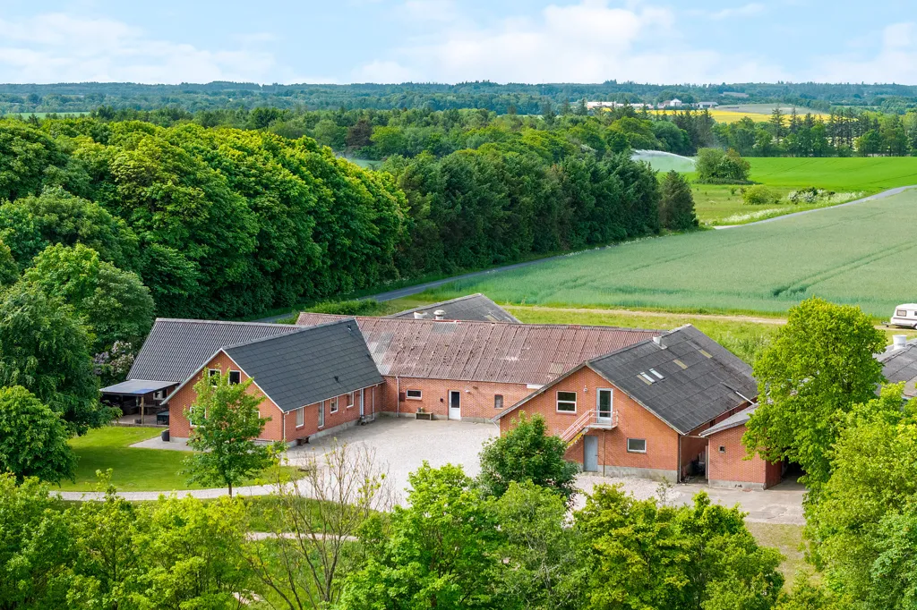 Vue aérienne - Modern Villa with Extensive Land in Sinding