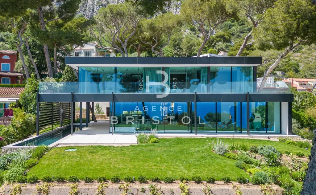 Extérieur - Villa Contemporaine avec Vue Mer à Èze