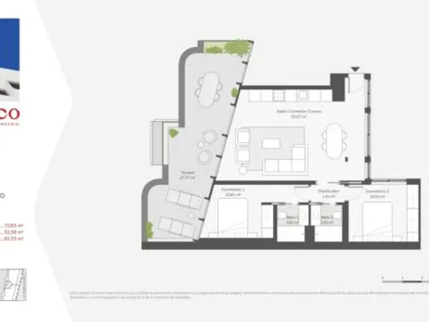 Plaan - Apartment with Pool in Adelfas, Madrid