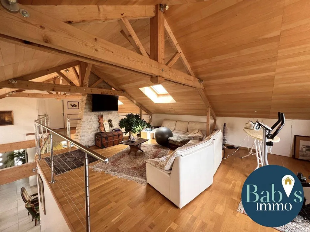 Séjour - Maison Contemporaine avec Piscine à Linac