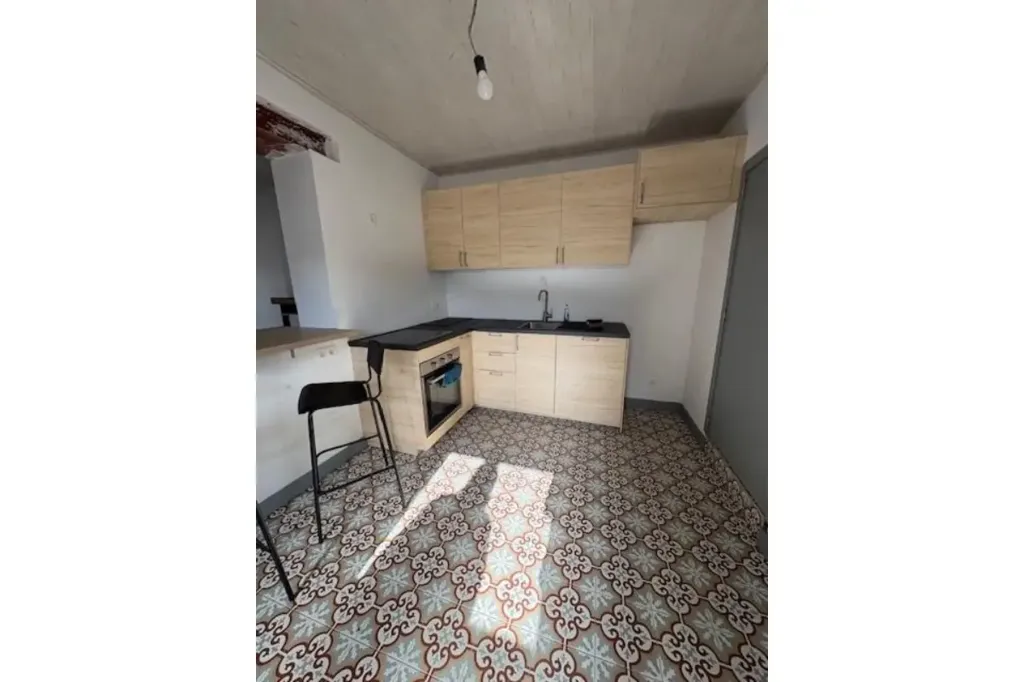 Cuisine - Maison avec Cour et Jardin à Bray