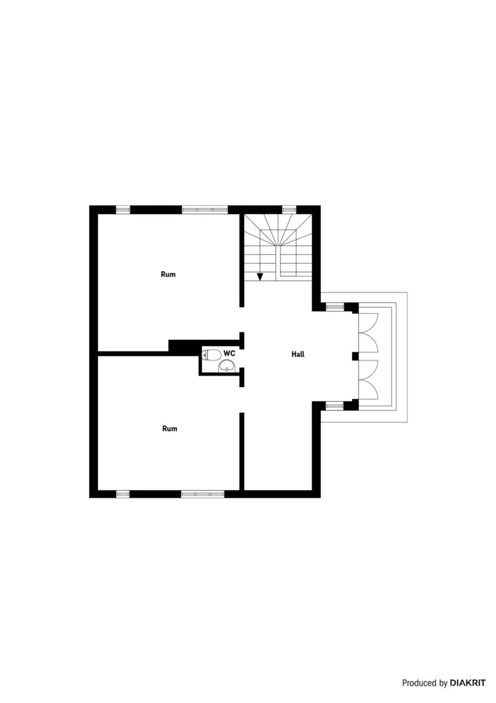 Plan - Historic House with River View in Södermanland