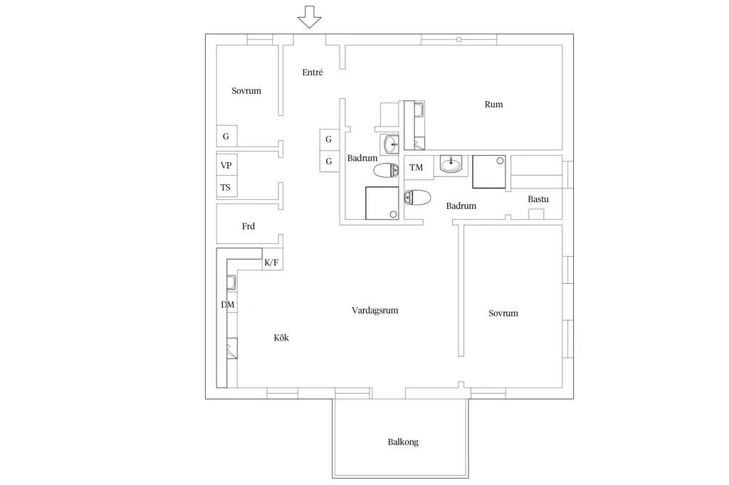 Plaan - Apartment with Ski Access in Björnrike