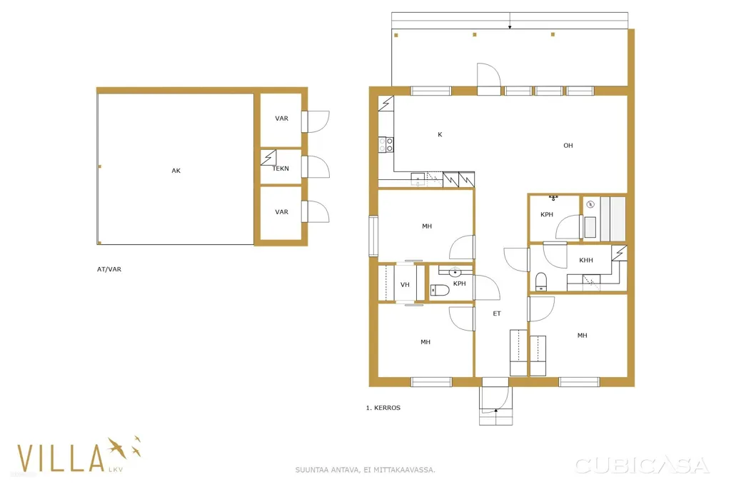 Plaan - Bright Bungalow with Garden in Nokia